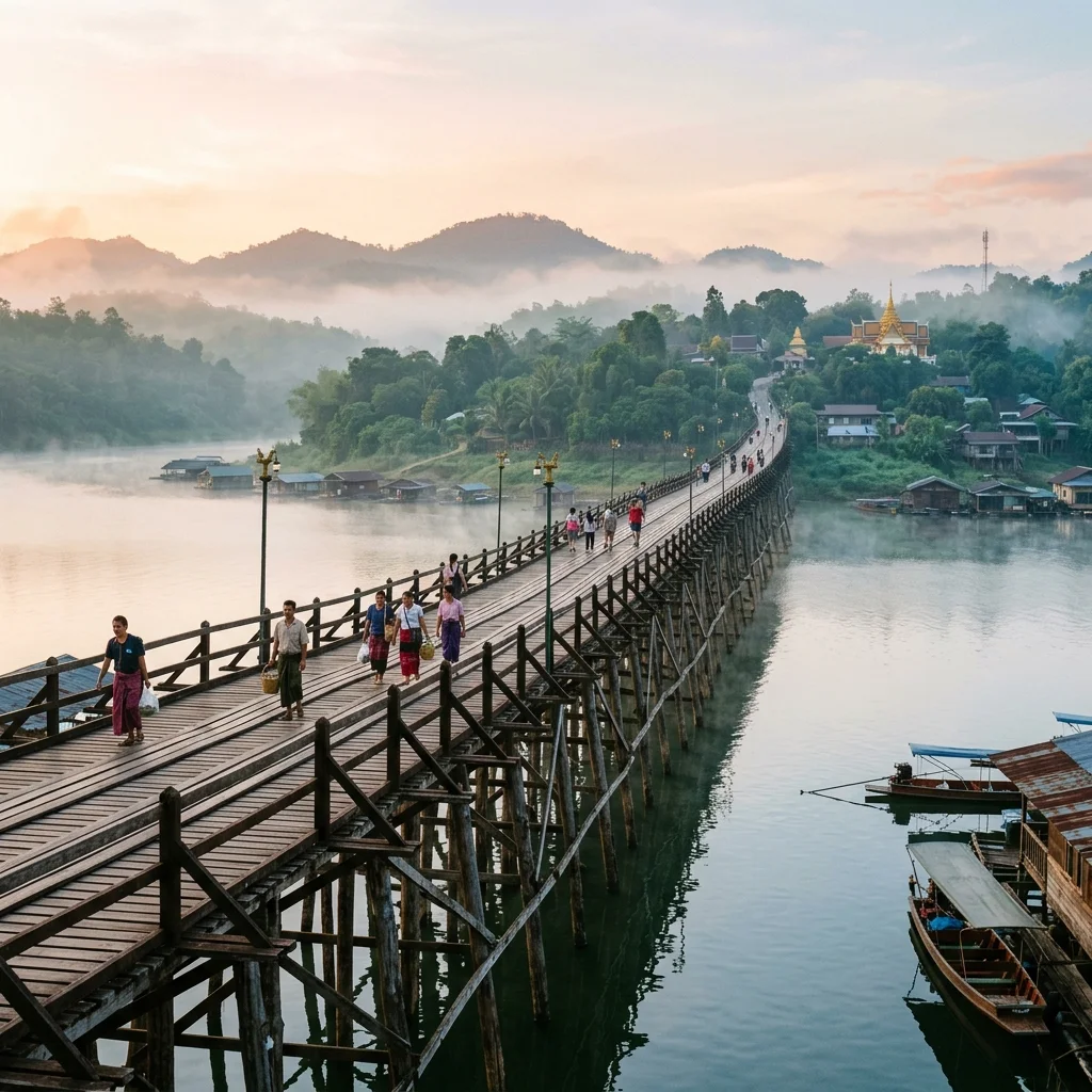 สะพานมอญ สังขละบุรี